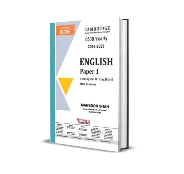 IGCSE-English-Language-0500-Paper-1-