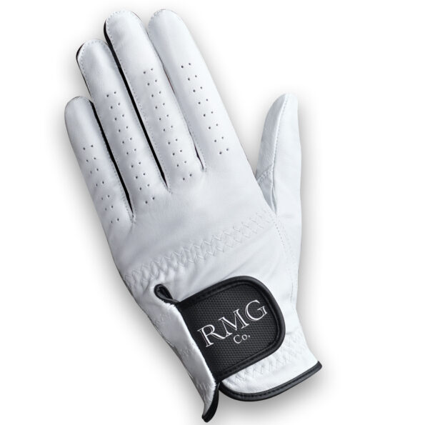 Thumbnail of RMG Co Genuine Cabretta Leather White Golf Glove