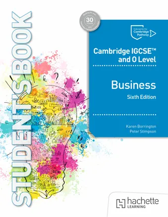 Cambridge IGCSE Business Studies 6th Edition(Textbook) (0450) | Peter Stimpson Keren Borrington | Hodder Education Group