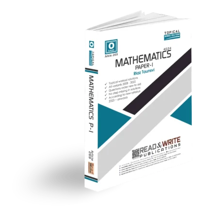 269 Math O Level Paper-1 Topical Worked Solution By Riaz Taunsvi