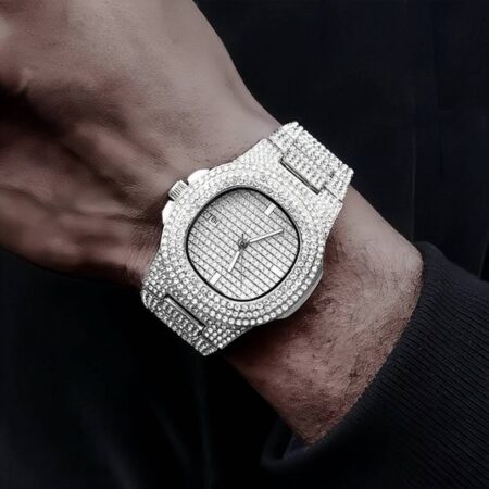 Silver iced out pp