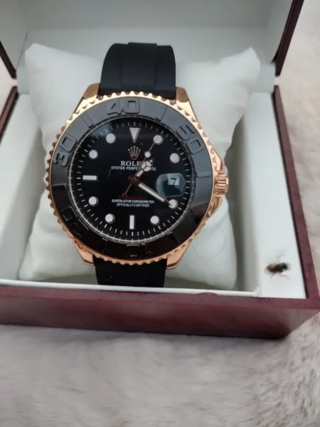 Yacht Master Rolex | Rubber strap heavy Master lock