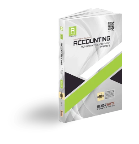 113 Accounting AS Level Paper-3 Topical Worked Solutions