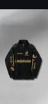 (LAMBORGHINI)Sumwon Racing Team Windbreaker Lightweight Performance Jacket With Logo Patch Athletic Sport Track Jacket Fall Autumn Streetwear