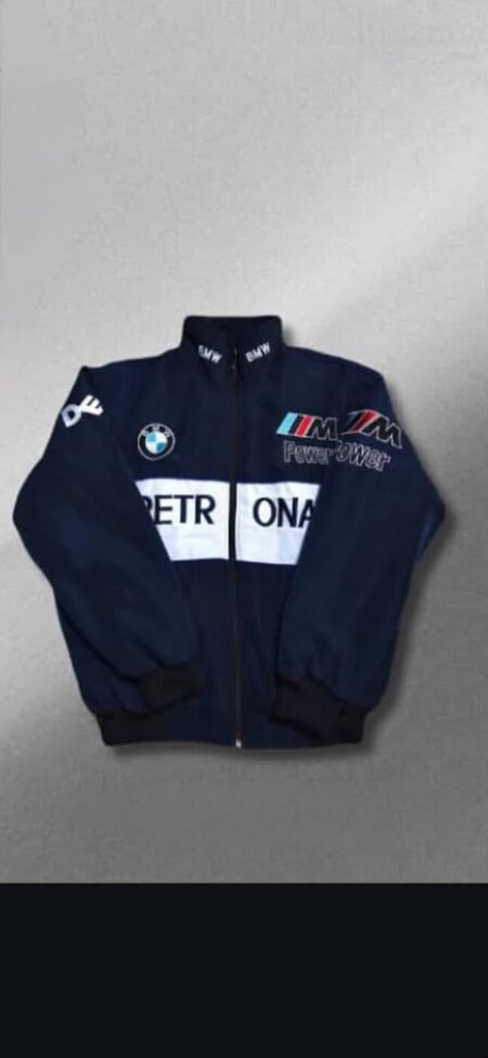 (BMW)Sumwon Racing Team Windbreaker Lightweight Performance Jacket With Logo Patch Athletic Sport Track Jacket Fall Autumn Streetwear