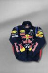 (RED BULL) Sumwon Racing Team Windbreaker Lightweight Performance Jacket With Logo Patch Athletic Sport Track Jacket Fall Autumn Streetwear