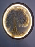 Resin LED Tree Wall Hanging