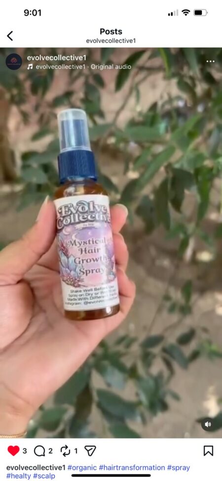 Hair growth spray