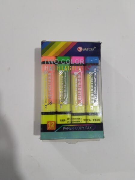 HIGH LITER DOUBLE SIDE 12 piece box