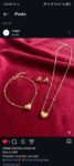 Heart pendent set