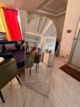 Elegant Gold Frame Arched Mirror for Bedroom or Entryway 5feet