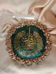 Resin Plaque with Acrylic Caligraphy